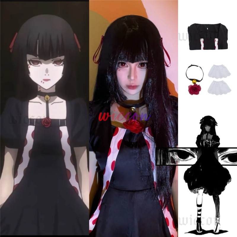 Women Accessories Dropshipping - アニメ Juuzou 鈴屋コスプレドレス衣装ハロウィンスーツ女性男性衣装カーニバルパーティーウィッグアクセサリー