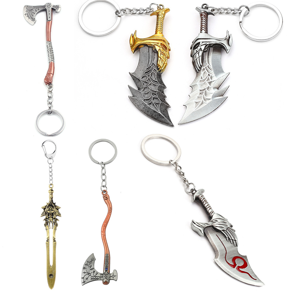 Women'S Key Accessories - ゴッド・オブ・ウォー4 クレイトスの剣 キーホルダー ペンダント キーリング ジュエリー