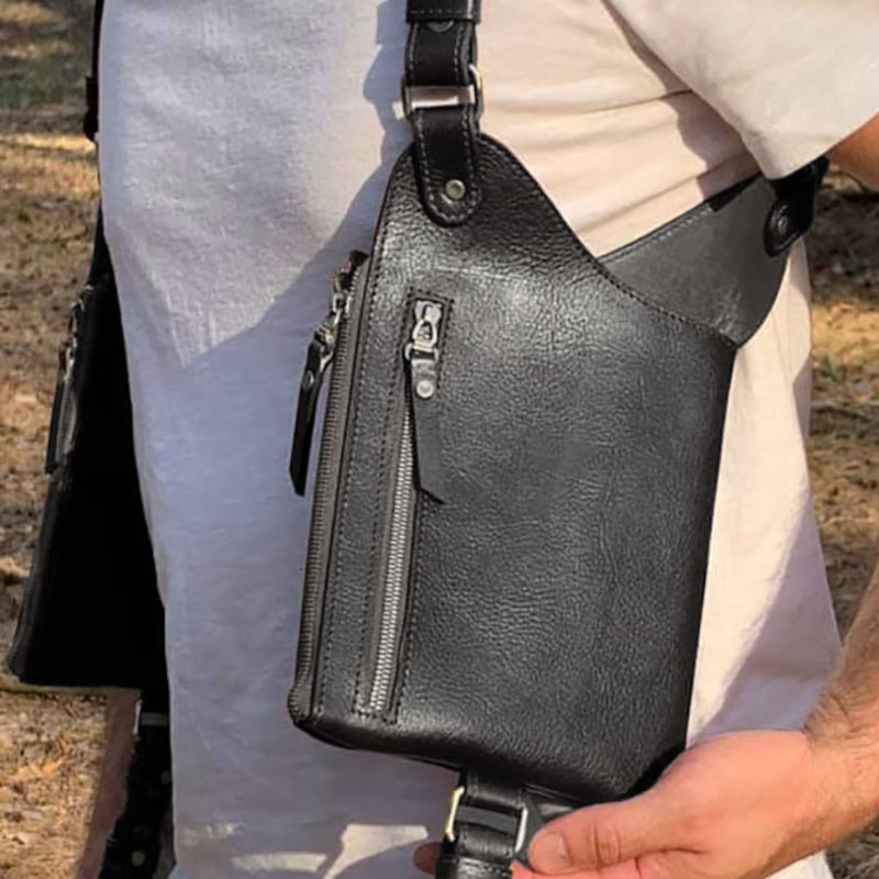 Women'S Viking Accessories - 中世風スチームパンク革製ハーネスホルスターバッグ、調節可能なユーティリティショルダーベルト、携帯電話ケース、財布ポケット、バイキングポーチ、男女兼用