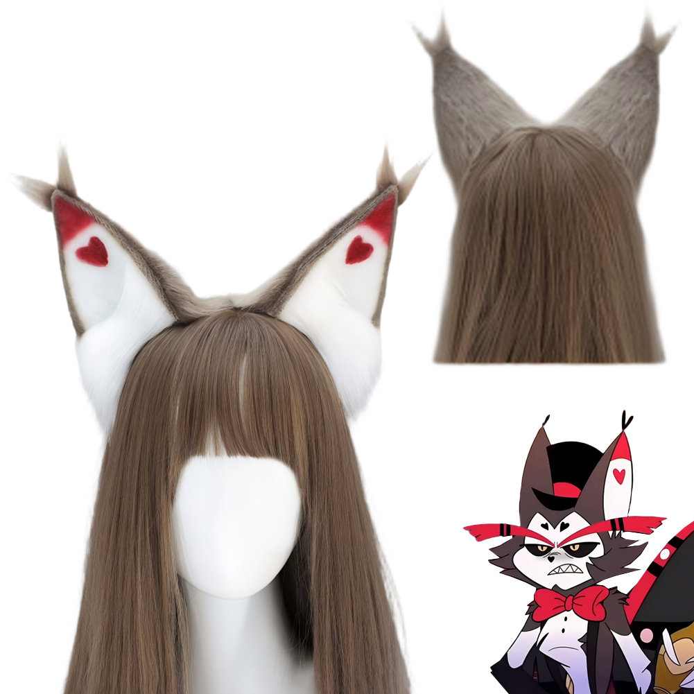 Women'S Ear Accessories - ファンタジアハスク耳ヘッドバンド付きコスプレ猫ヘアクリップテレビ地獄旅館衣装アクセサリーハロウィンカーニバル女性男性小道具