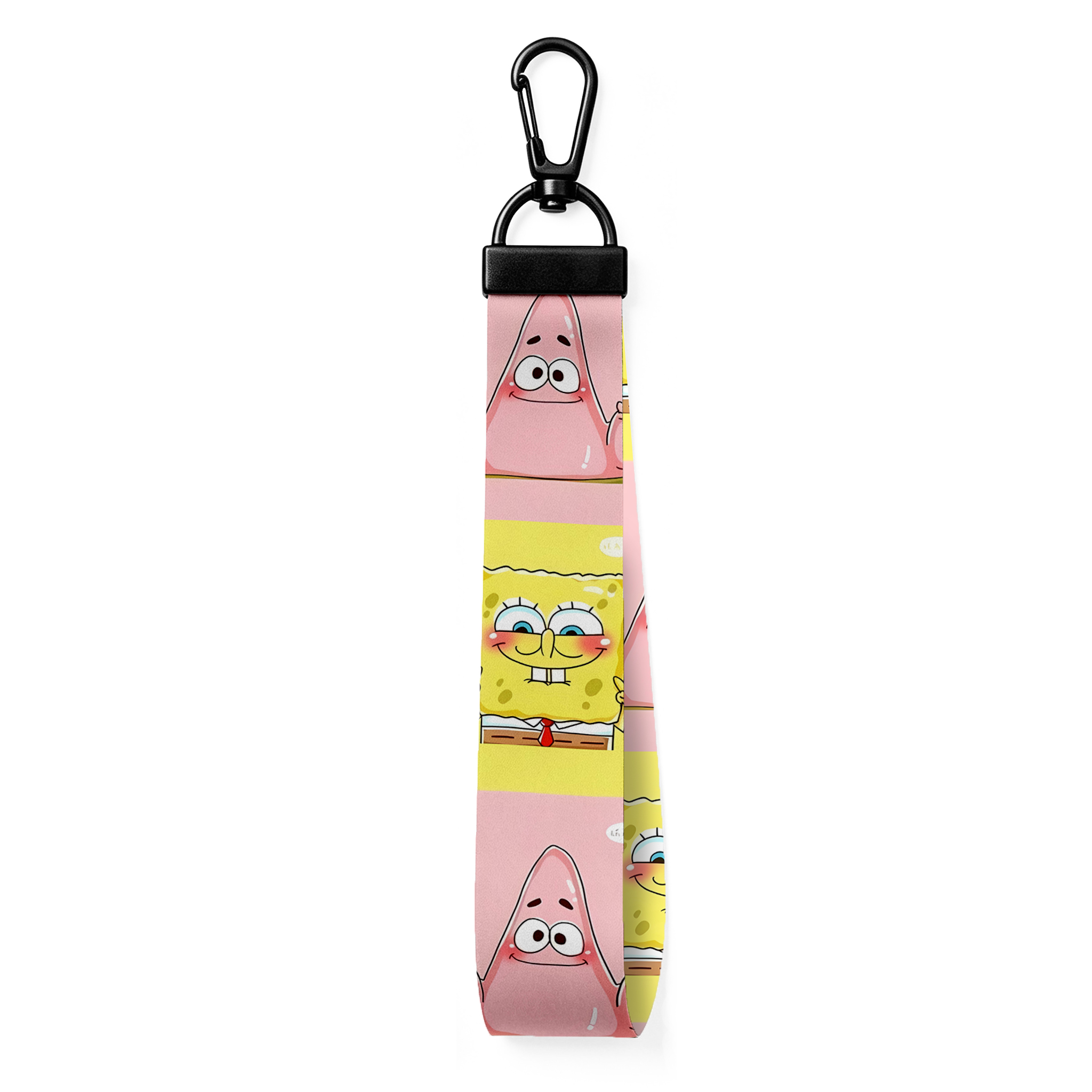 スポンジボブキーチェーン男性女性用刺繍キーかわいい漫画キーホ - Women'S Key Accessories のレビューと価格