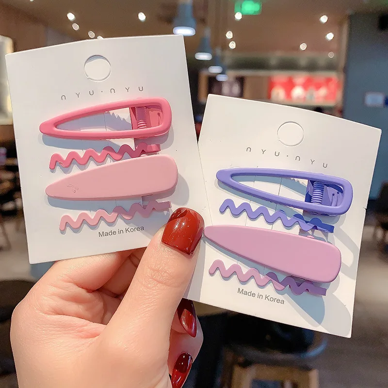 4 ピース/セット子供デザイナー合金ヘアクリップピン女性女の - Women Accessories Store のレビューと価格