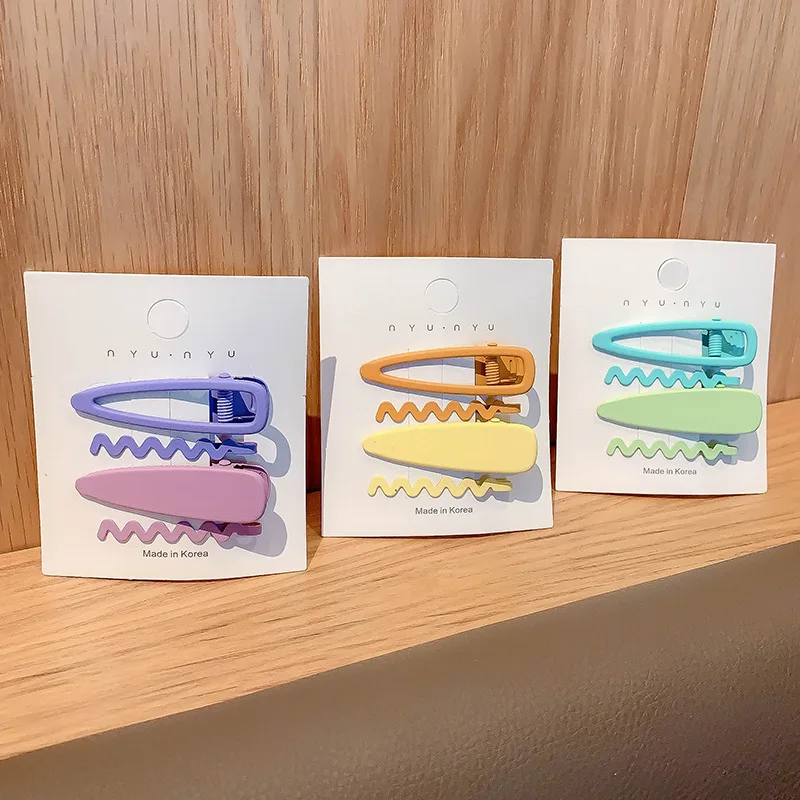 4 ピース/セット子供デザイナー合金ヘアクリップピン女性女の - Women Accessories Store のレビューと価格
