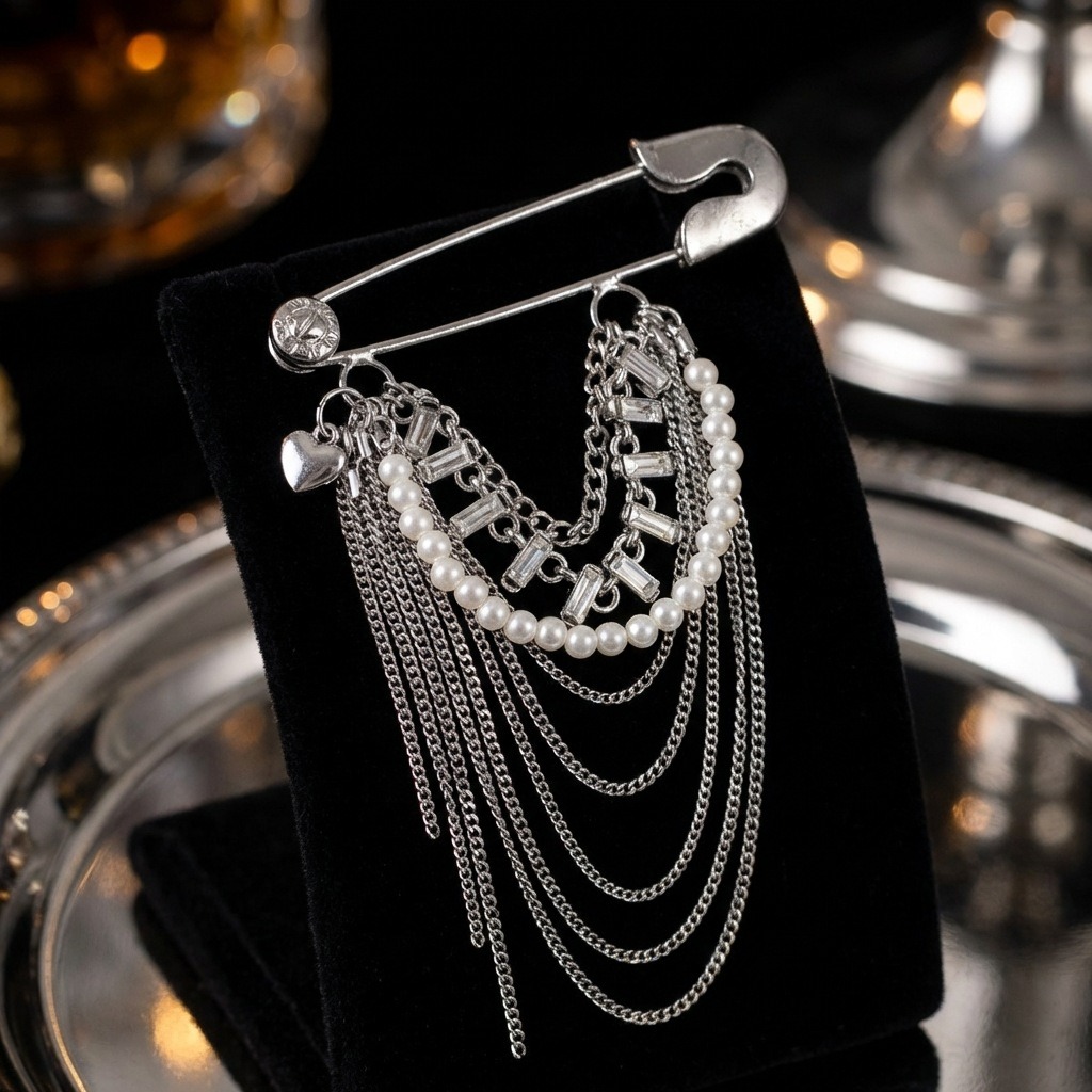 手頃な価格の高級花柄タッセルブローチ、男性と女性向け、ジュエ - Women'S Affordable Accessories のレビューと価格