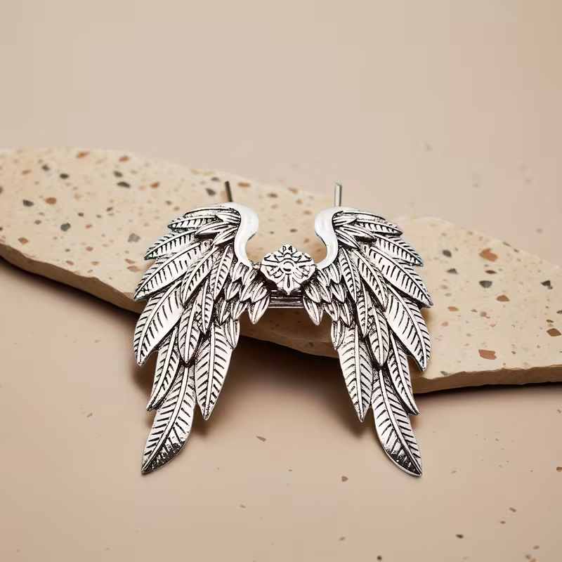 1pc バイキングエンジェルウィングヘアピン、女性用古代ノル - Women'S Viking Accessories のレビューと価格