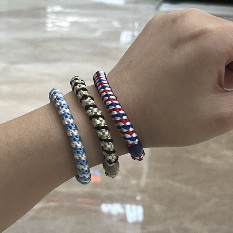 3 ピース/セット女性ファッションゴールドワイヤーヘアゴムバ - Wrap Ring Gold のレビューと価格