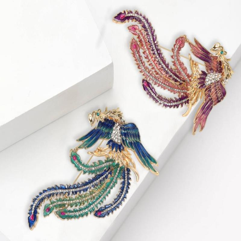 ユニセックスエナメル動物鳥カテゴリー ピン ファッション フ - Women'S Accessories Categories のレビューと価格