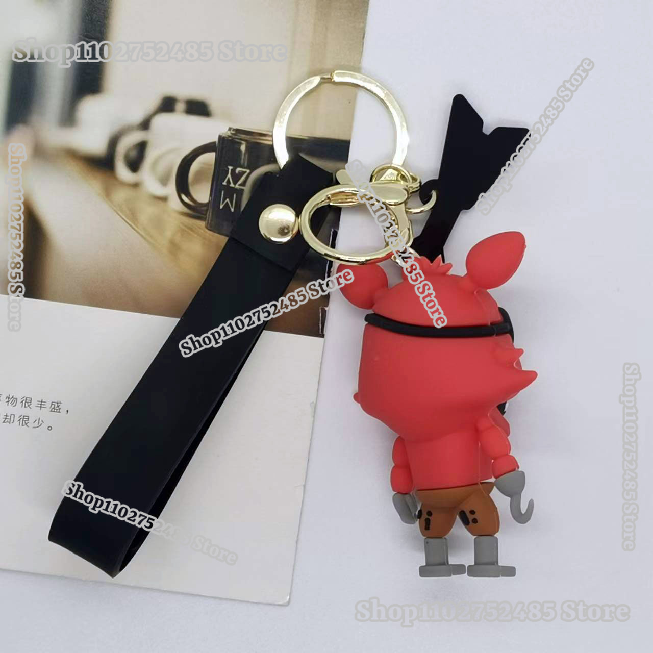 5 個漫画アニメ FNAF フィギュアキーホルダー恐ろしい人 - Women'S Key Accessories のレビューと価格