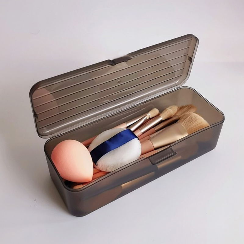 1PC 透明プラスチック化粧品収納ボックス化粧ブラシペンホル - Women Accessories Organizer のレビューと価格