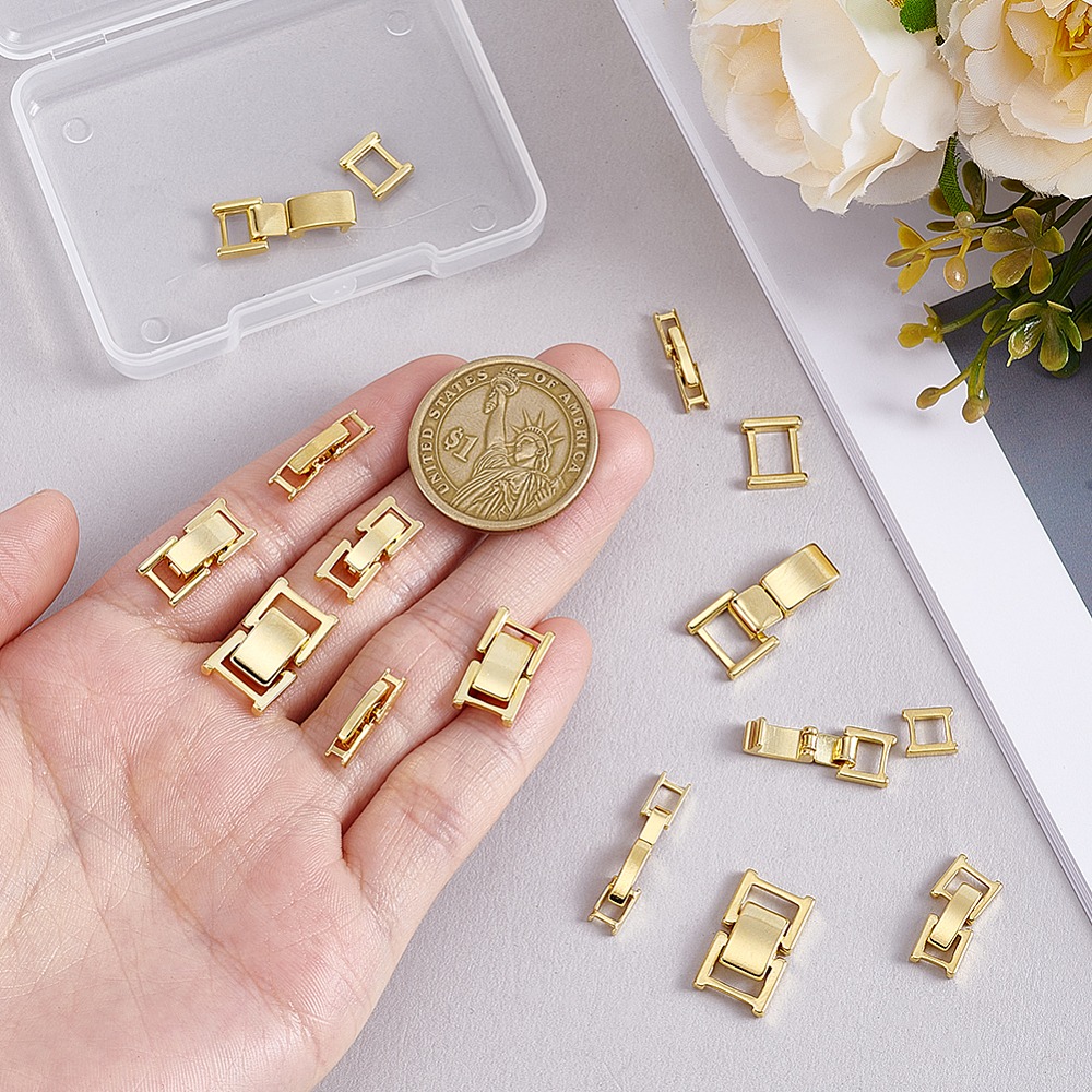 6種類の真鍮製時計バンドクラスプ、カドミウムフリー、鉛フリー - Wrap Ring Gold のレビューと価格