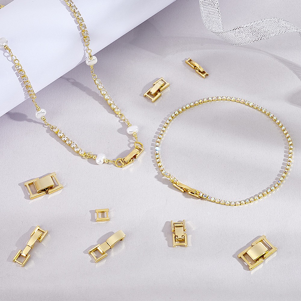 6種類の真鍮製時計バンドクラスプ、カドミウムフリー、鉛フリー - Wrap Ring Gold のレビューと価格