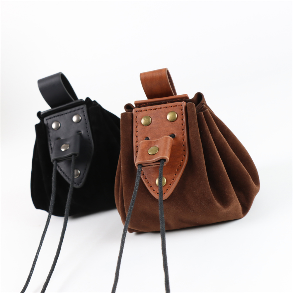 Uyee-男性と女性のための中世のユニセックスベルトバッグ, - Women'S Viking Accessories のレビューと価格