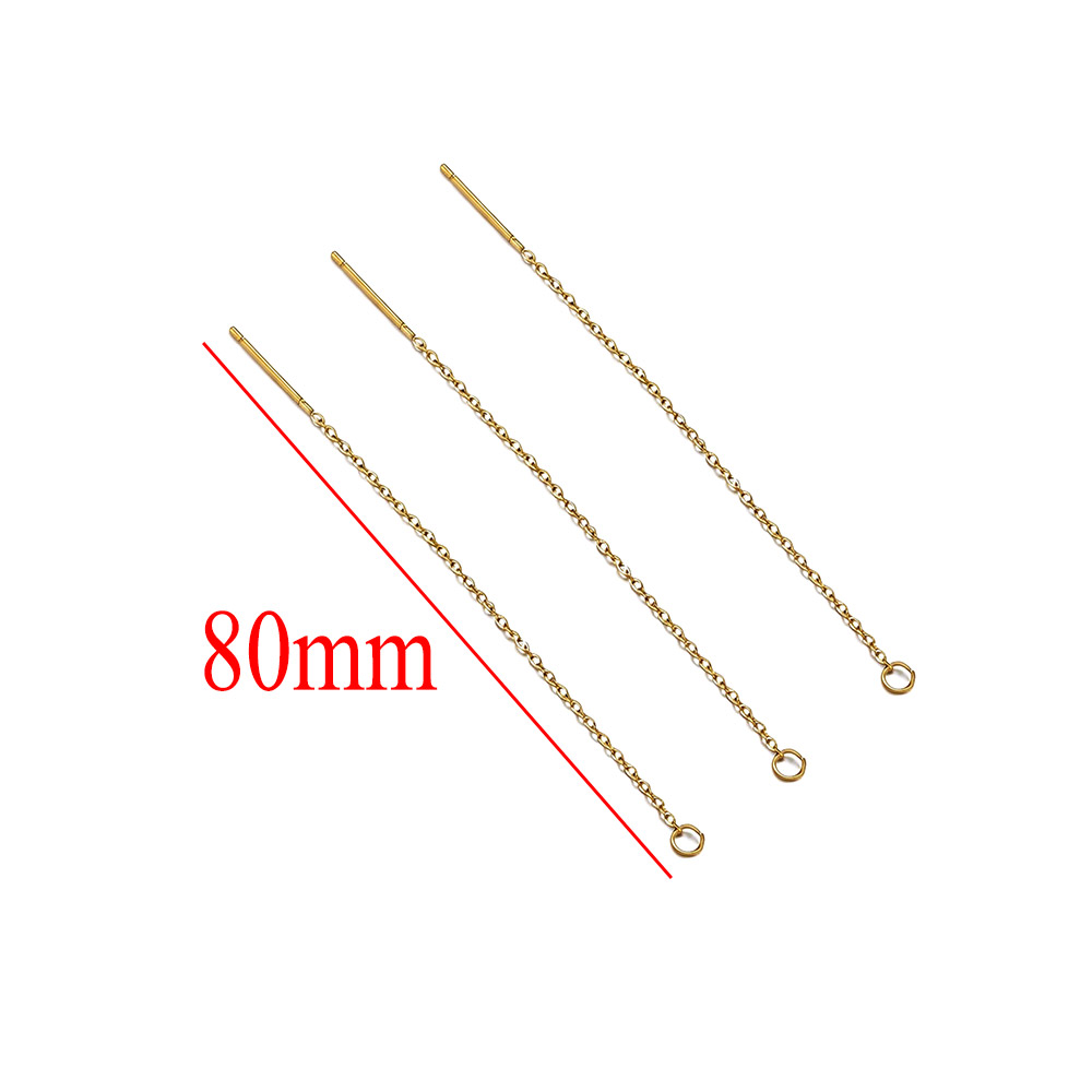 10 個ステンレス鋼ロングイヤーラインイヤリングボールダング - Women'S Ear Accessories のレビューと価格
