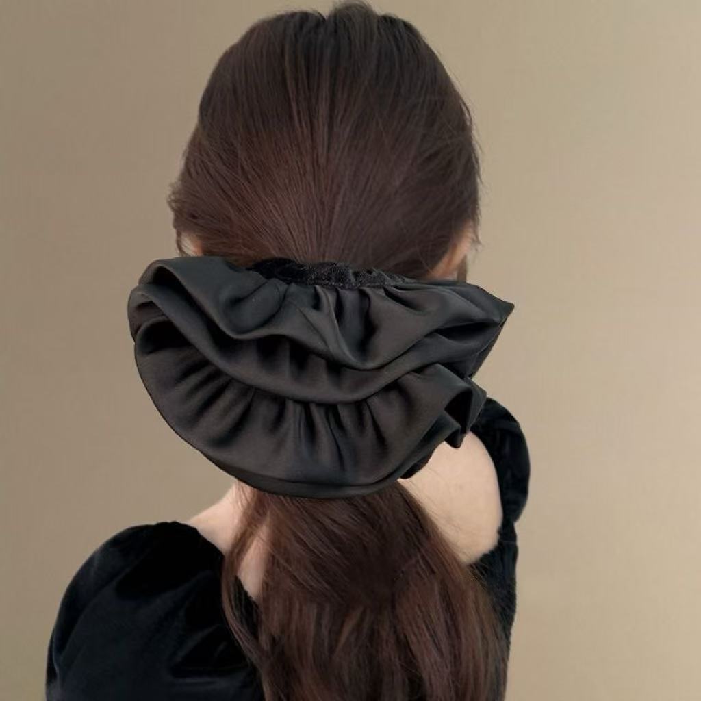 ベルベットのオーバーサイズシュシュ - ローバン用の高級ヘア - Hair Tie Velvet のレビューと価格
