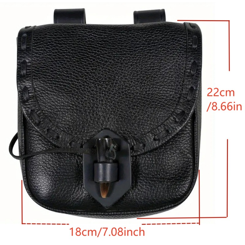 男性と女性のためのレトロな合成皮革のバッグ,コイン,ボディス - Women'S Viking Accessories のレビューと価格