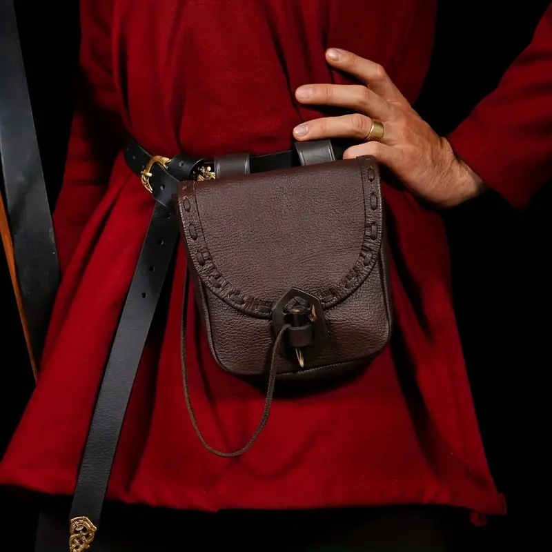 男性と女性のためのレトロな合成皮革のバッグ,コイン,ボディス - Women'S Viking Accessories のレビューと価格