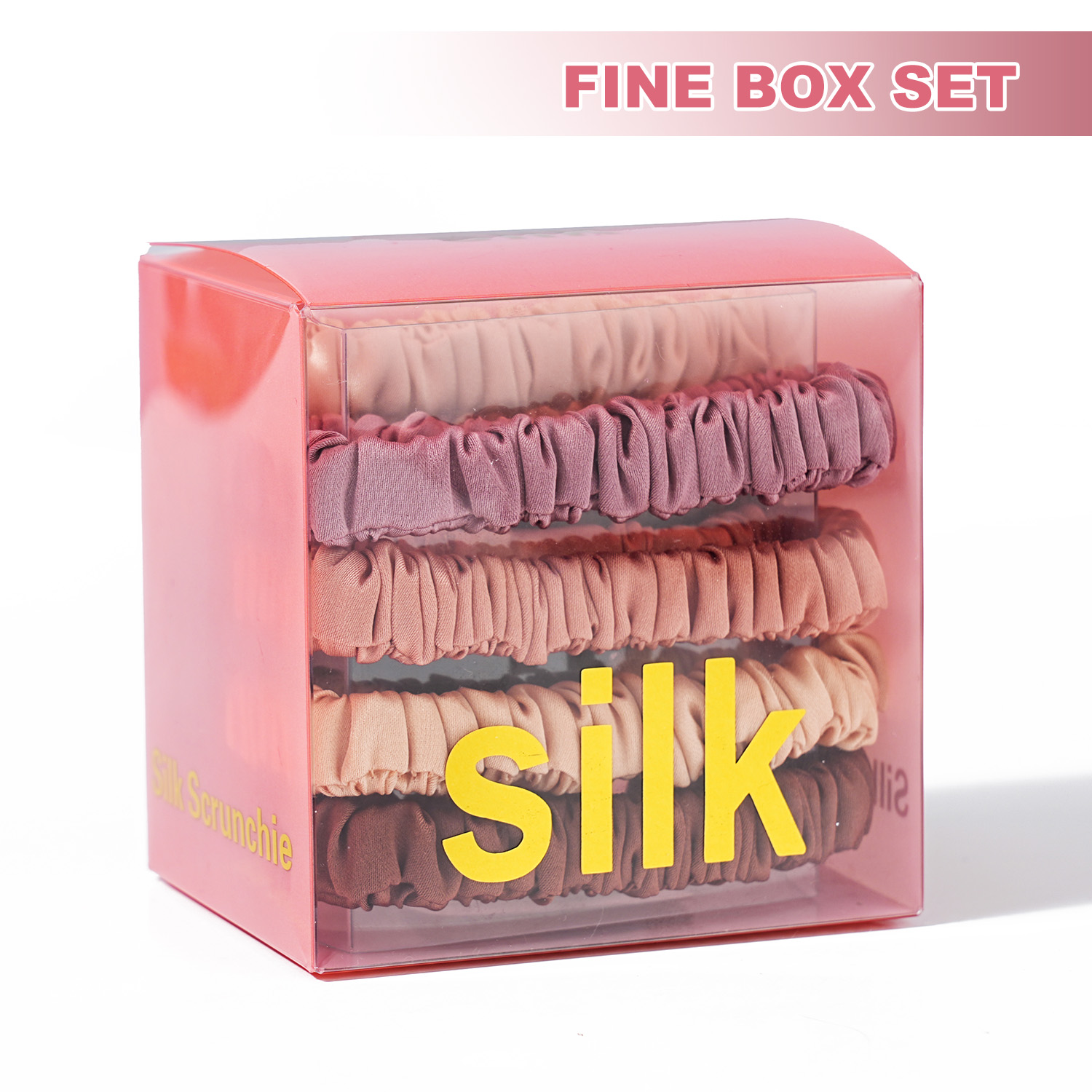 8 ピース/セット 100% 純粋な桑シルクヘアシュシュ 1 - Hair Tie Velvet のレビューと価格