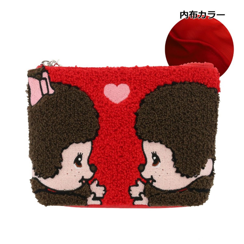 かわいいモンチッチ刺繍入りジッパー収納袋ポータブルタオルポー - Women Accessories Organizer のレビューと価格