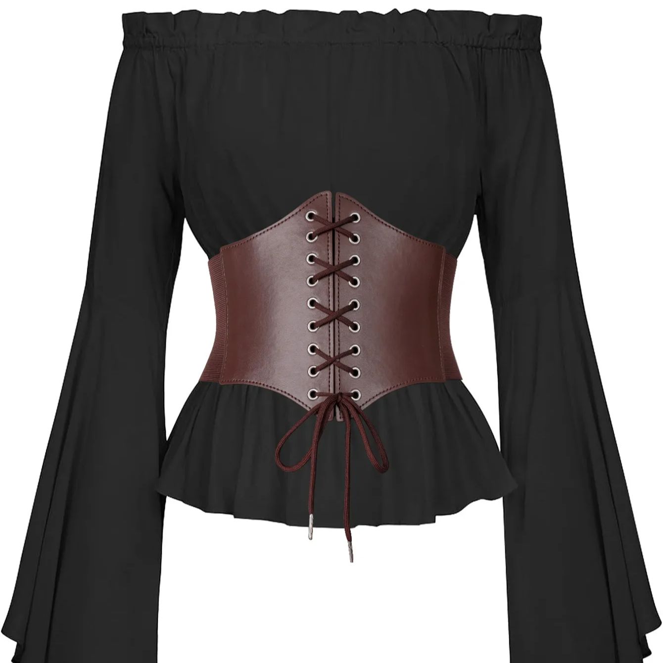 女性用の伸縮性ウエストベルト,コスプレ用のアクセサリー,赤い - Women'S Viking Accessories のレビューと価格