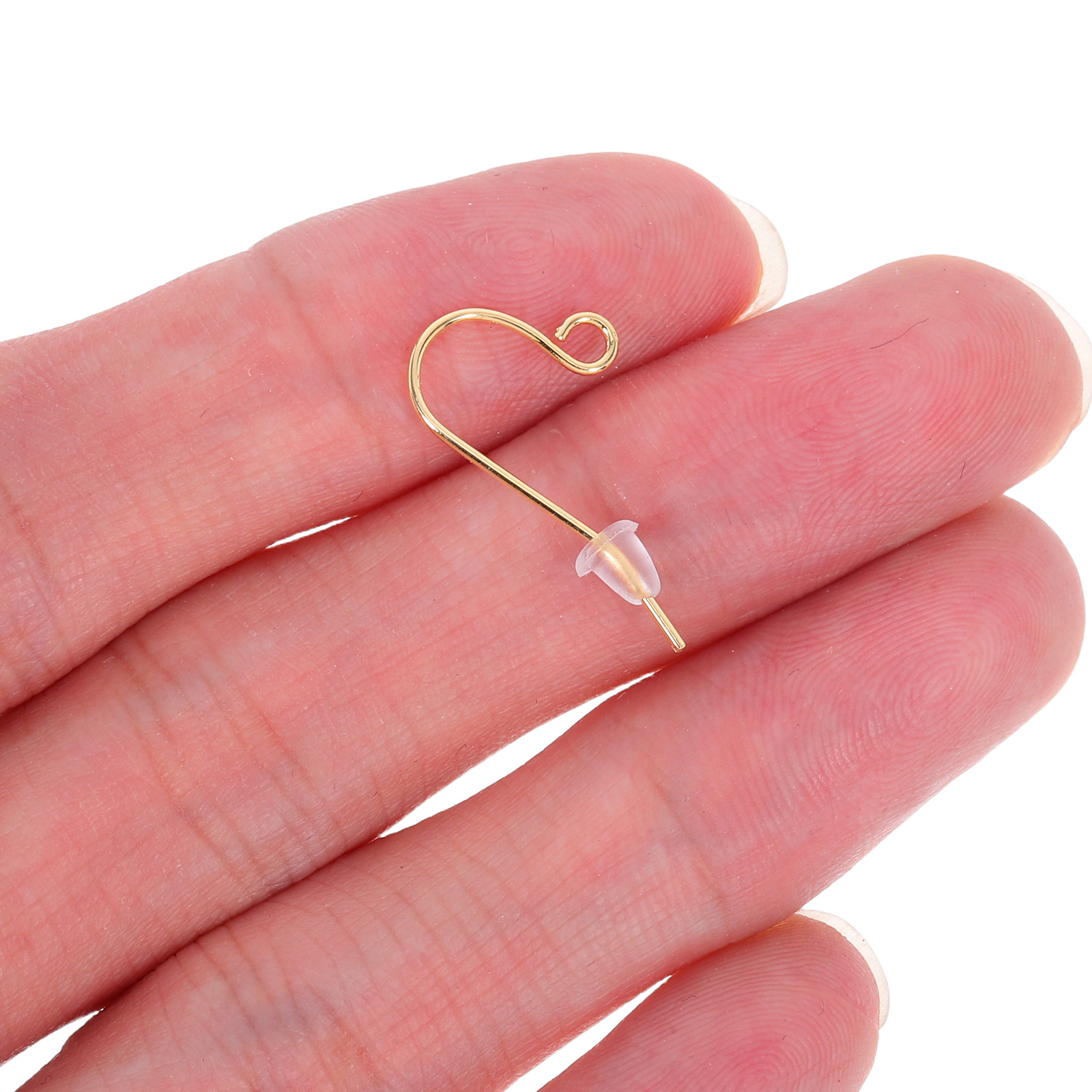 イヤリング製作キット1セット 手作りV字型フック イヤースト - Women'S Ear Accessories のレビューと価格