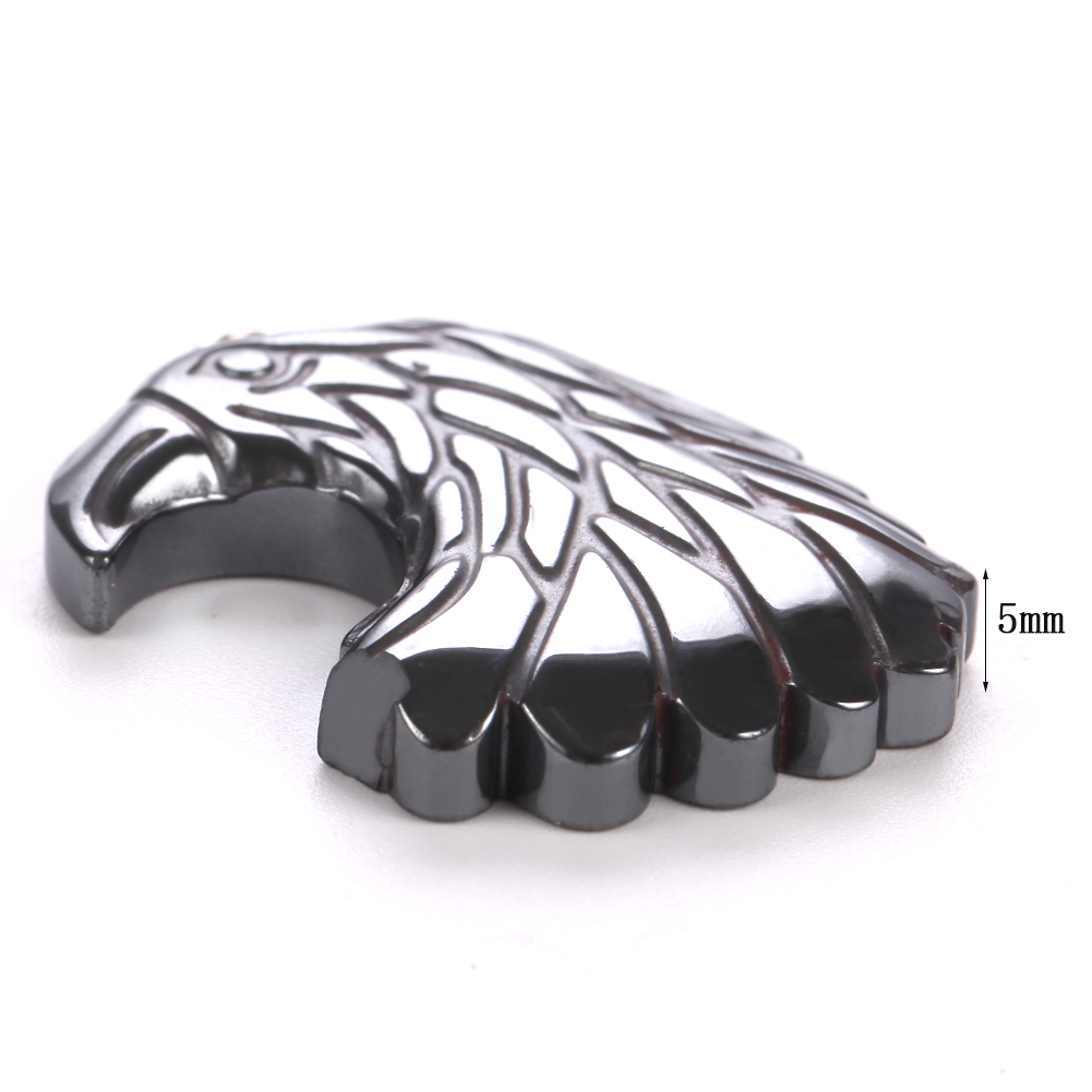自然イーグルヘマタイト石骨ペンダントビーズチャーム金属 30 - Women'S Eagles Accessories のレビューと価格