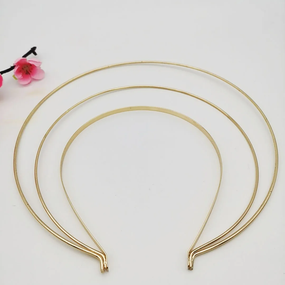 女性と女の子のためのブライダルシルバーゴールドハロヘッドバン - Wrap Ring Gold のレビューと価格