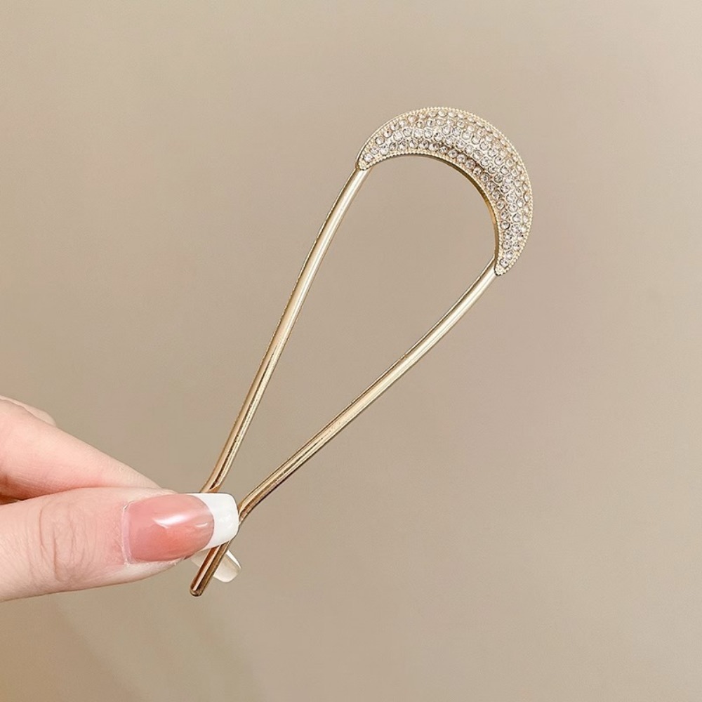1/2 個 U 字型クリスタルヘアピンヘアクリップ女性のため - Women Accessories On Sale のレビューと価格