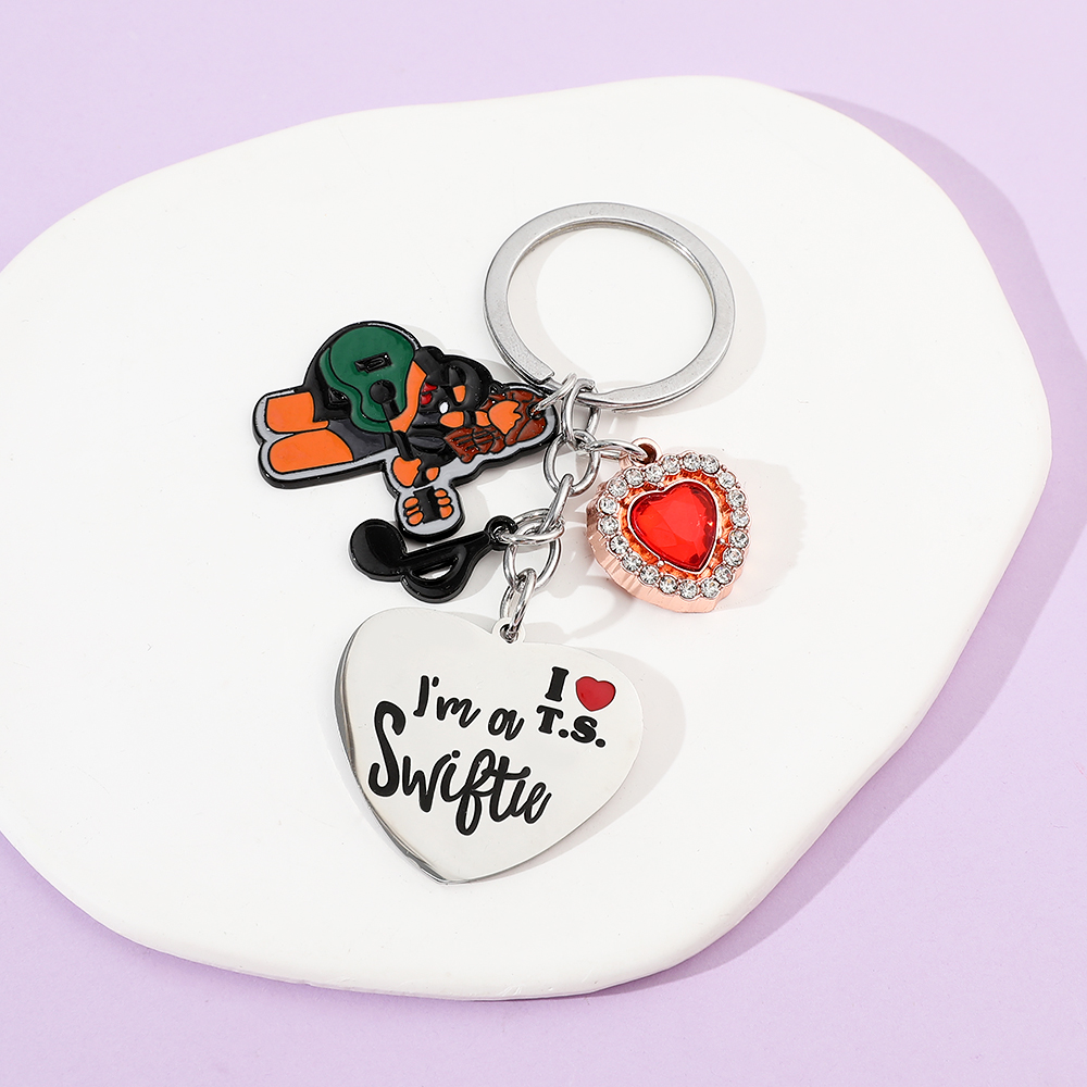テイラーキーホルダーファンコレクターステンレスハートペンダン - Women'S Key Accessories のレビューと価格