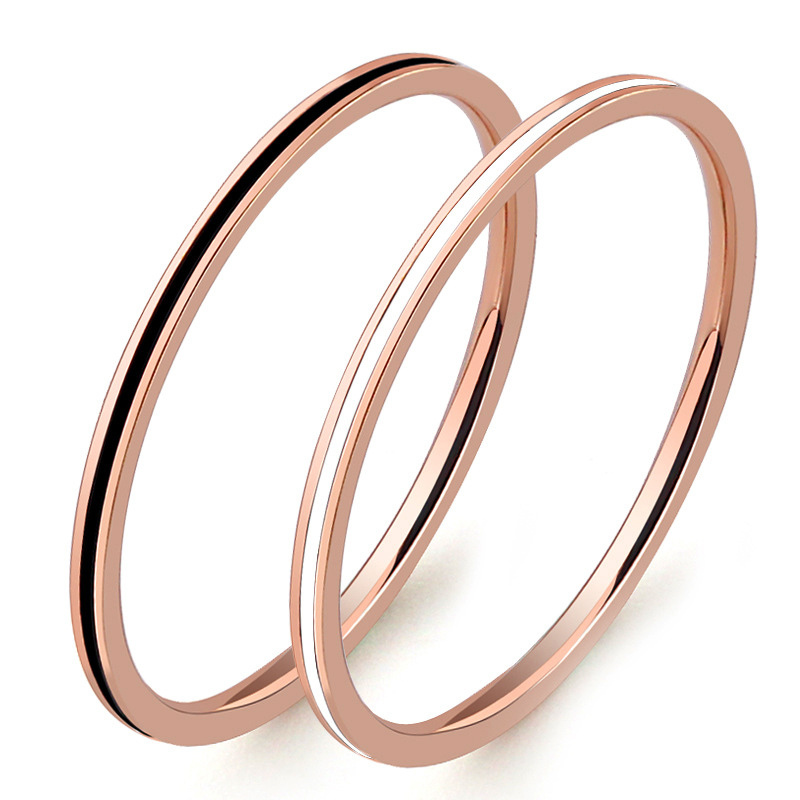 チタン鋼ローズゴールドカラー1mm薄型リング レディース テ - Wrap Ring Gold のレビューと価格