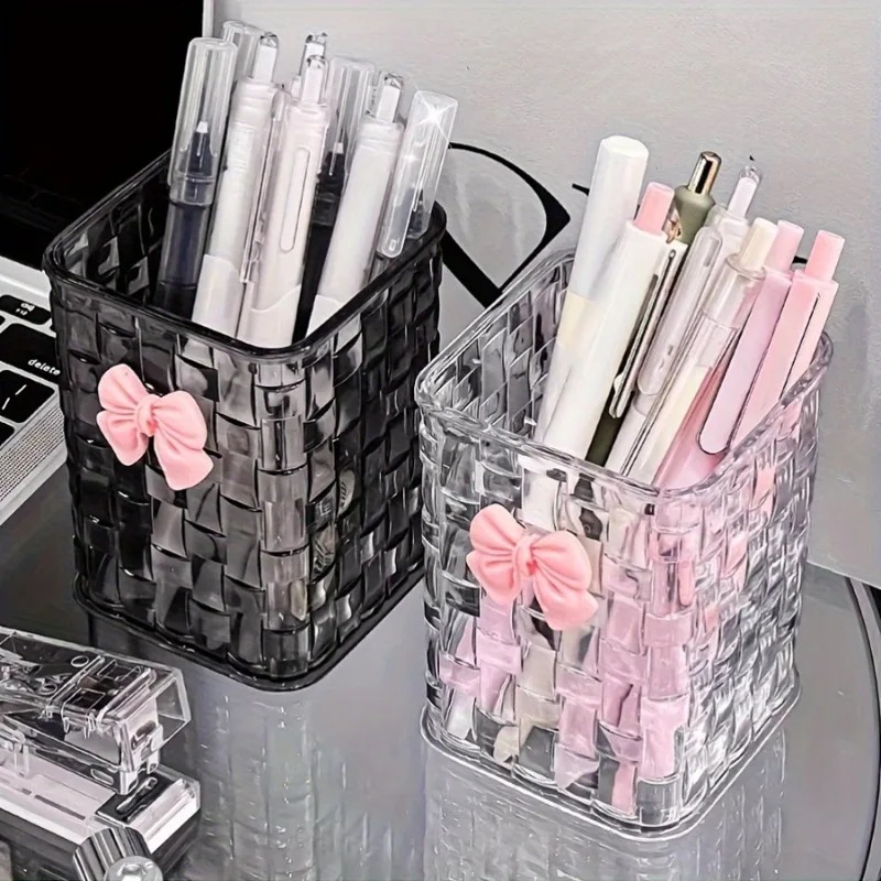 2個入り透明アクリル製アイブロウブラシ収納ボックス（リボン付 - Women Accessories Organizer のレビューと価格