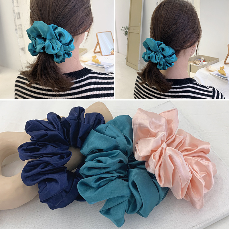 女の子と女性のためのシルクオーガンザのヘアバンド,女の子のた - Hair Tie Velvet のレビューと価格
