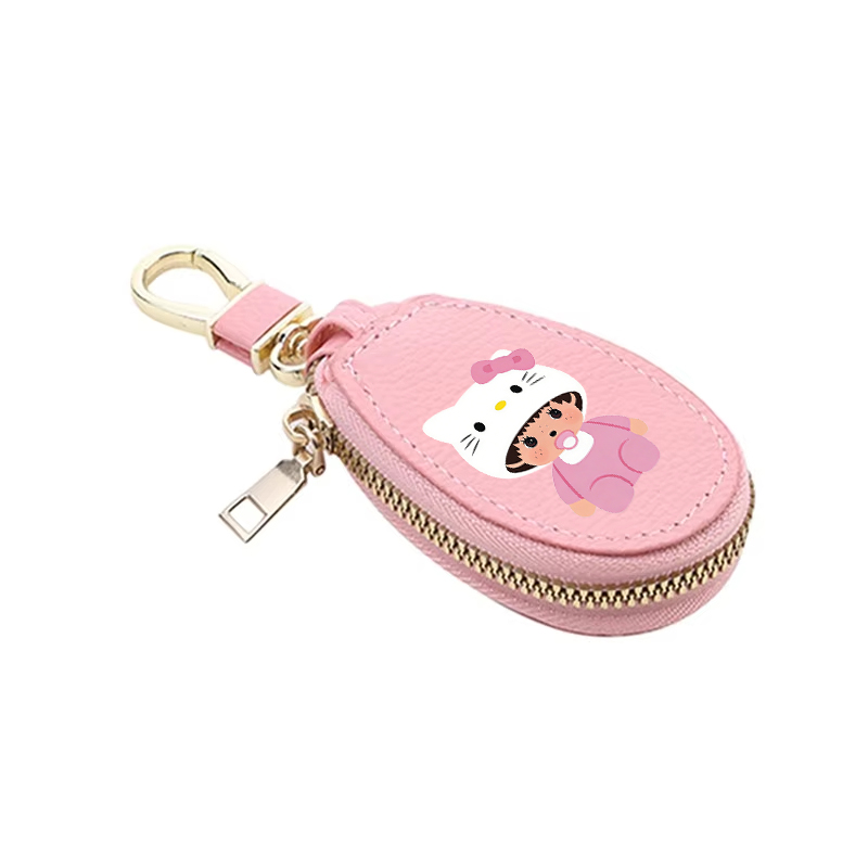 1 個モンチッチ革ジッパーキーウォレット女性ポケットキーホル - Women'S Key Accessories のレビューと価格