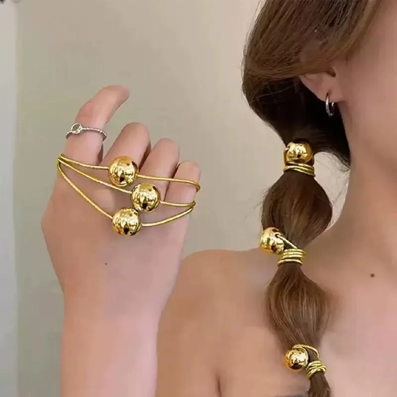 5/10 個ゴールド/シルバー幾何学ヘアネクタイゴールデンエ - Wrap Ring Gold のレビューと価格