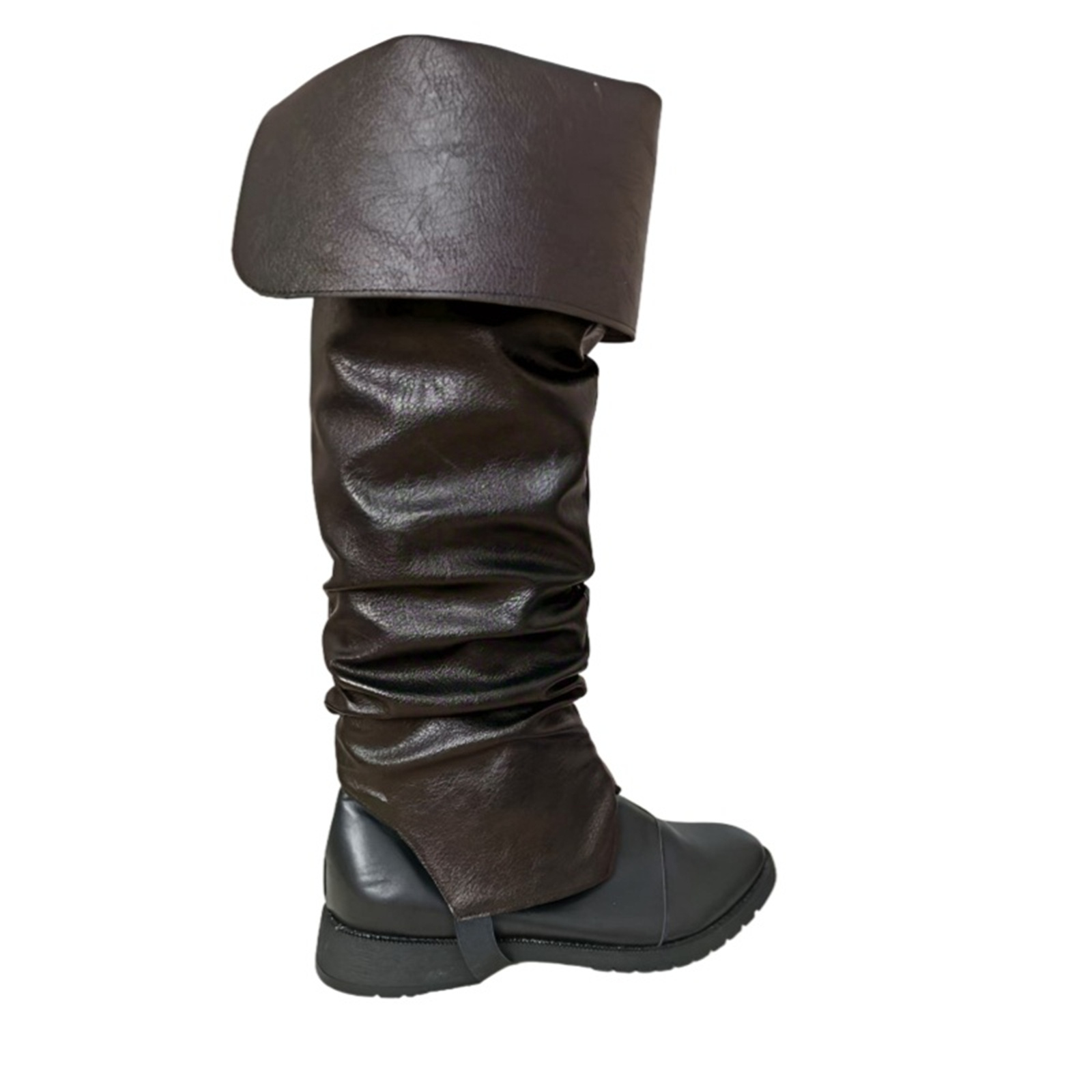中世の海賊ブーツカバー大人メンズレディースバイキングレッグカ - Women'S Viking Accessories のレビューと価格