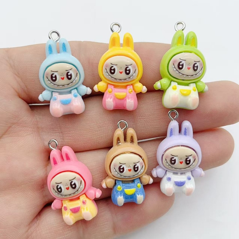 10 個かわいいウサギイチゴハウス樹脂チャーム素敵な漫画の動 - Women'S Key Accessories のレビューと価格