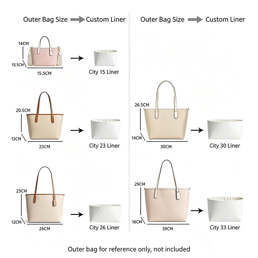 バッグオーガナイザーインサート city15 23 26 用 - Women Accessories Organizer のレビューと価格