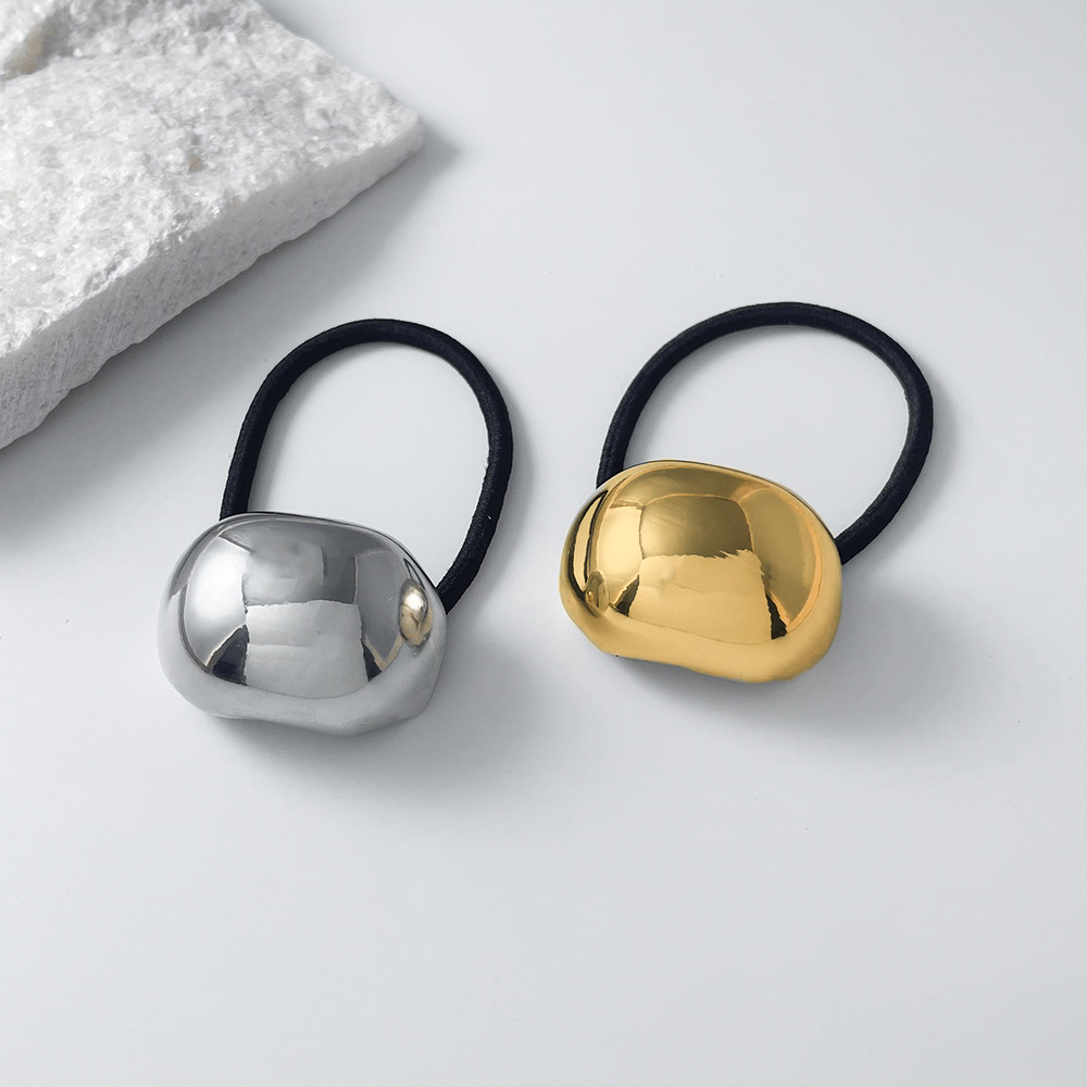 1/2 個不規則なメタリックテクスチャゴールドシルバーデュア - Wrap Ring Gold のレビューと価格