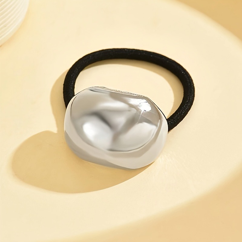 1/2 個不規則なメタリックテクスチャゴールドシルバーデュア - Wrap Ring Gold のレビューと価格