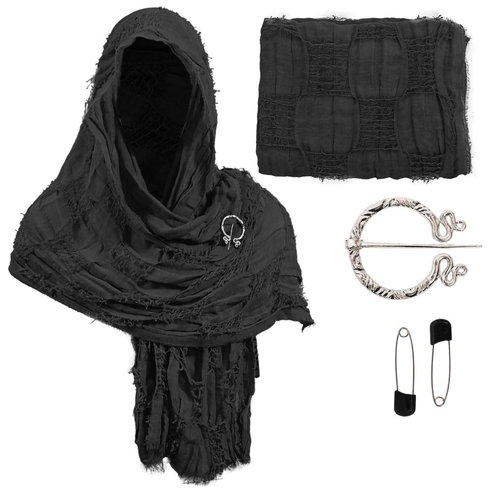 ファッション中世スタイル中世のマント、バイキングブローチ付き - Women'S Viking Accessories のレビューと価格