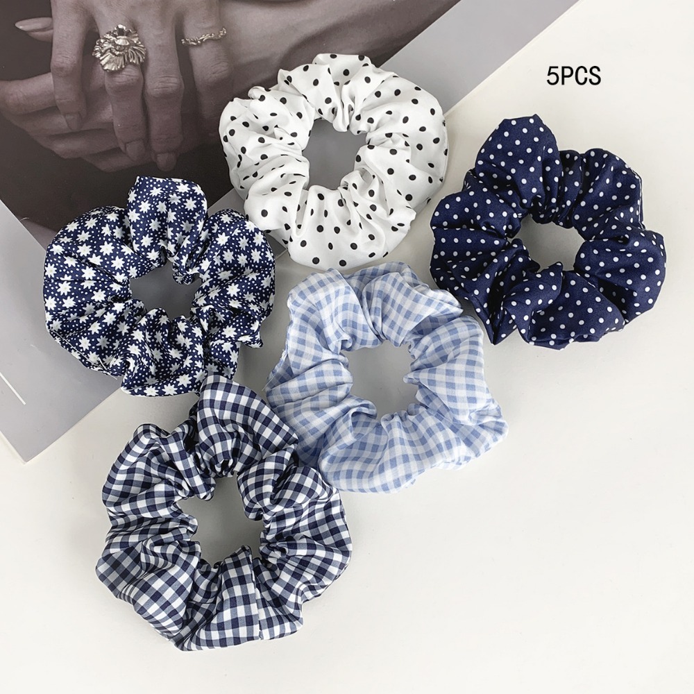 5個入り ポルカドット ヘアタイ エレガント キュート ファ - Hair Tie Velvet のレビューと価格