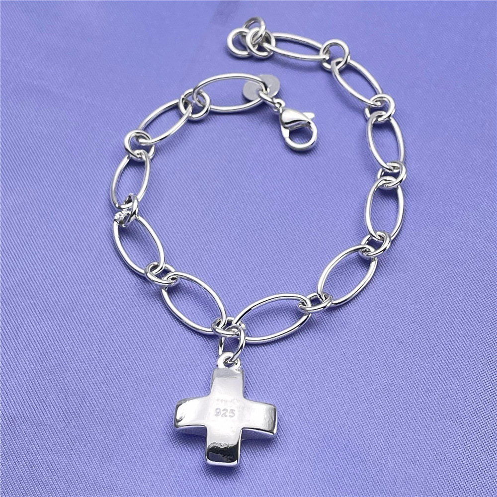 人気ブランド 925スターリングシルバー ノーブルクロスブレ - Women'S Affordable Accessories のレビューと価格