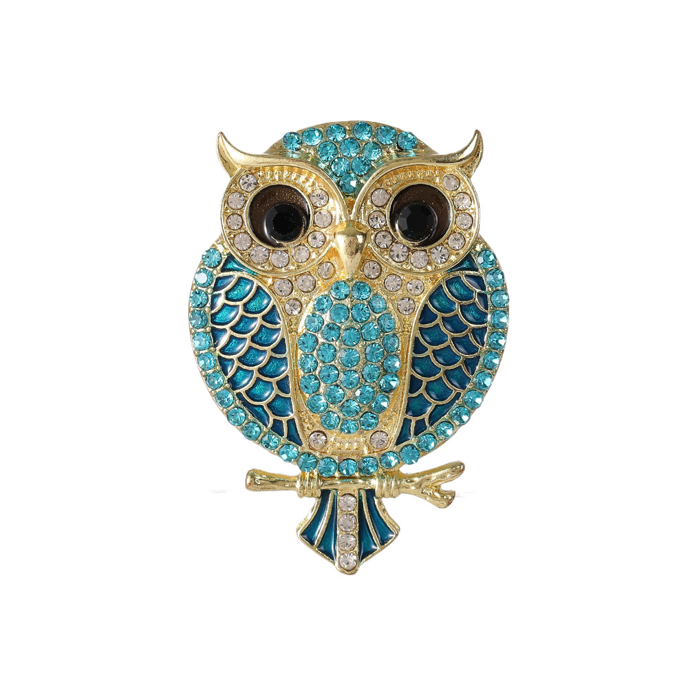 フクロウブローチ女性のための鳥カテゴリラペルピンオフィスパー - Women'S Accessories Categories のレビューと価格